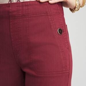 Chicos burgundy pull on